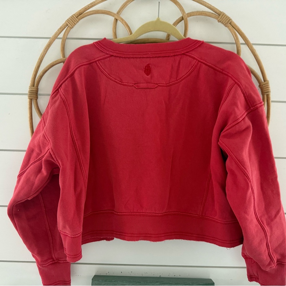 Free People Intercept sweatshirt in red XS - Picture 9 of 9